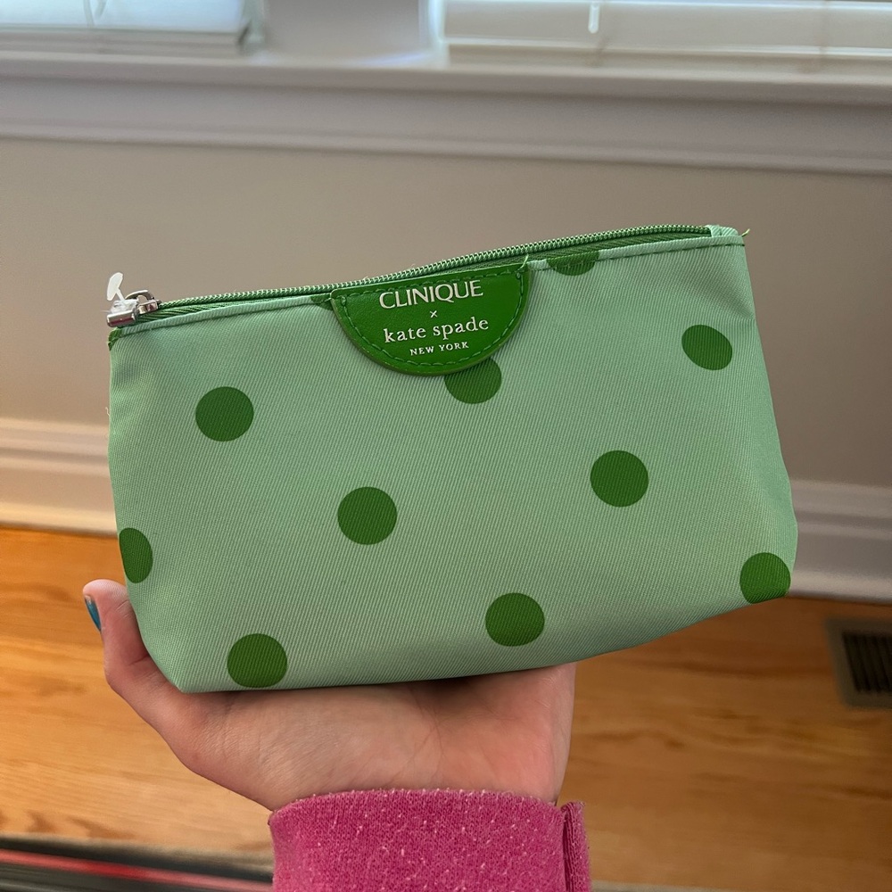 Clinique x Kate Spade Bag + makeup + face cleaner products